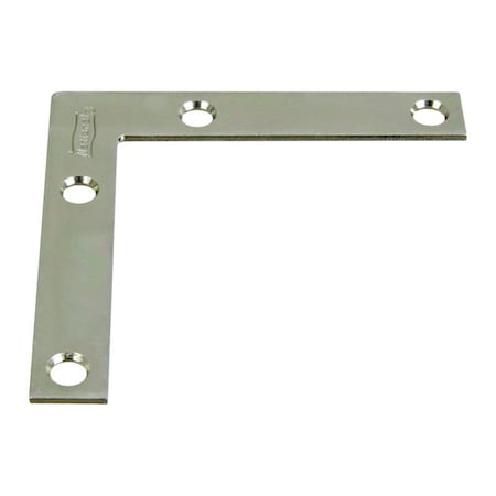 National Mfg Sales 3 x 0.5 in. Corner Steel Brace, Zinc Plated 5703616